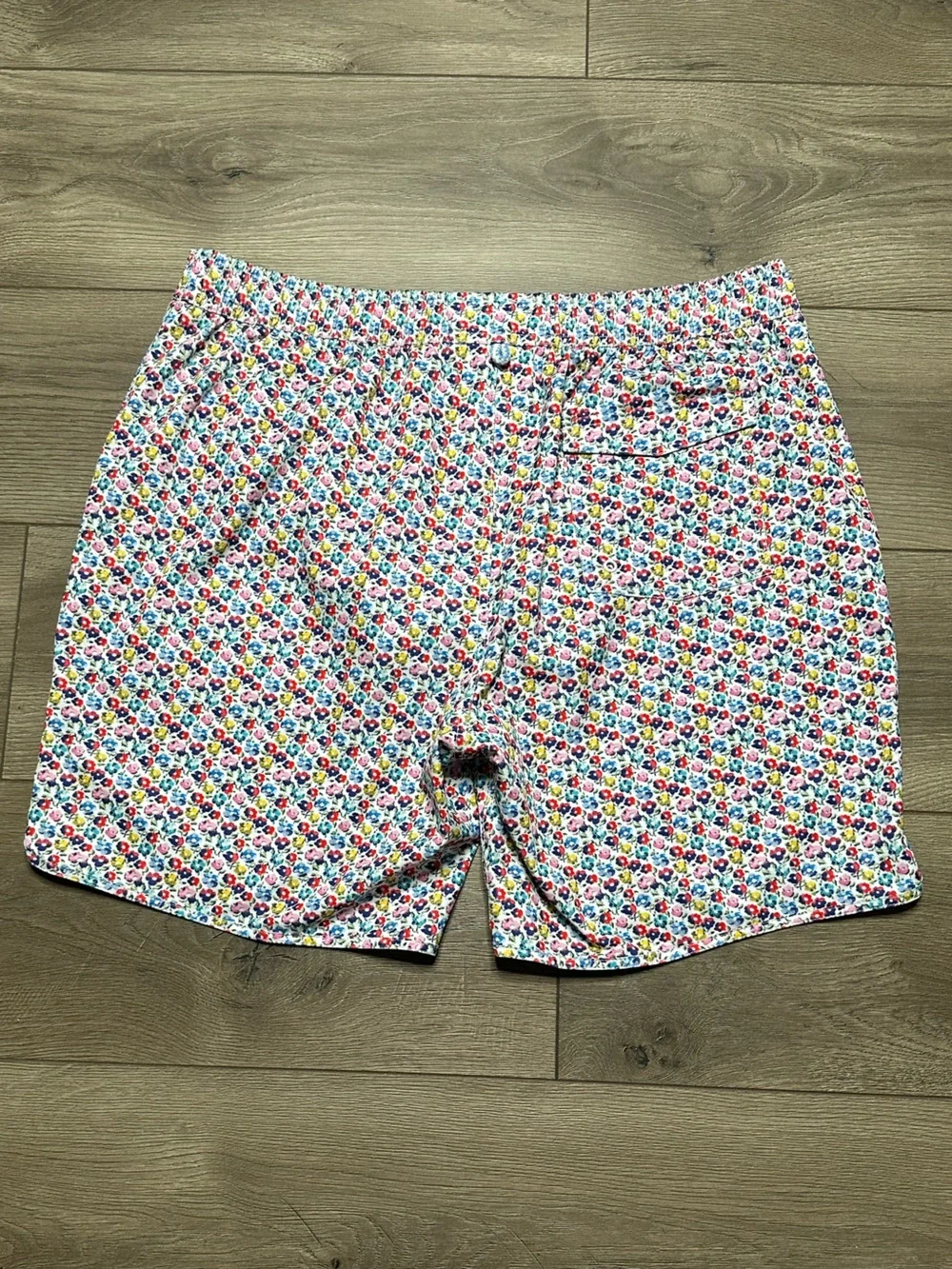 Johnnie-O 7" Belfaire Lined Stretch Swim Trunks Surf Shorts Multicolor Size XL - Picture 5 of 13